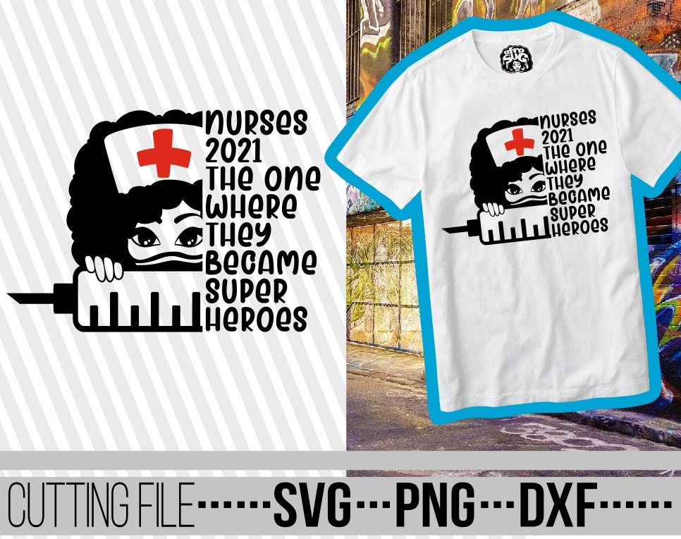 Download Nurse 2021 svg Peeking Girl svg Black Woman Grad svg | Etsy