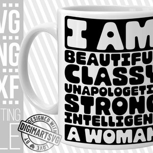 I Am A Woman svg, Melanin svg, Afro svg, African American, Black History, Classy, File for Cricut, Vector, Clipart, Silhouette, Cut Files
