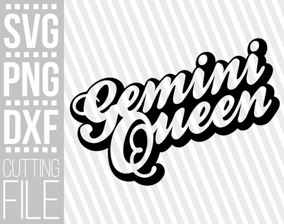 Download Gemini Queen Svg Zodiac Sign Svg Horoscope Astrology Svg Etsy