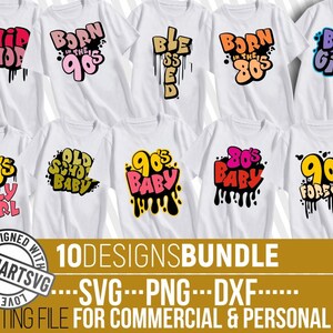 10x グラフィティ svg バンドル、ヒップホップ svg、誕生日、ドリッピング、黒人歴史、祝福、オールドスクール svg、メラニン、Cricut 用ファイル、即時ダウンロード