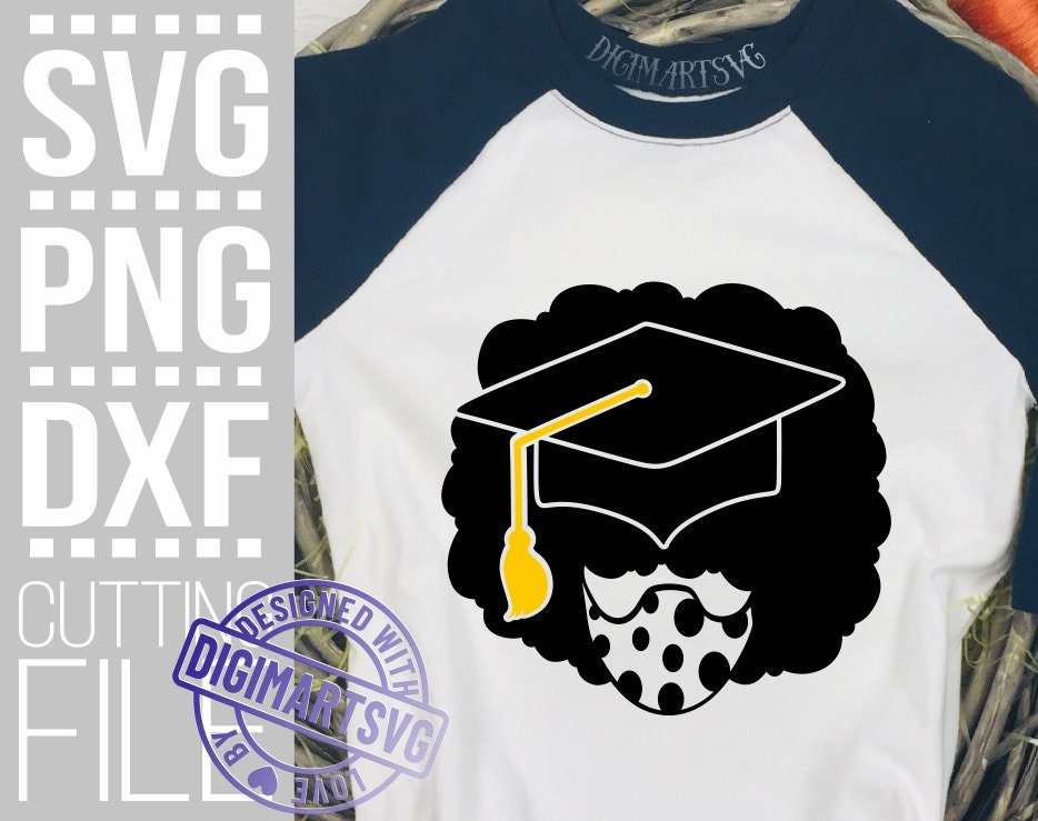 Download Black Woman svg, Graduation svg, Afro Hair svg, Grad svg ...