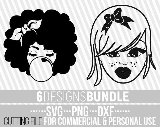Download 6x Black Woman Bundle Svg Black Girl Magic Unicorn Svg Melanin Poppin Afro Puffs File For Cricut Silhouette Vector Instant Download PSD Mockup Templates