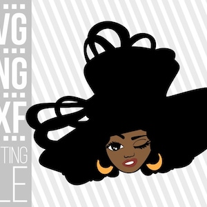 Black Woman with Hat svg, Melanin, lady with hat svg, Fashion svg,Africa ,Black Girl Magic svg,File for Cricut, Silhouette ,Instant download