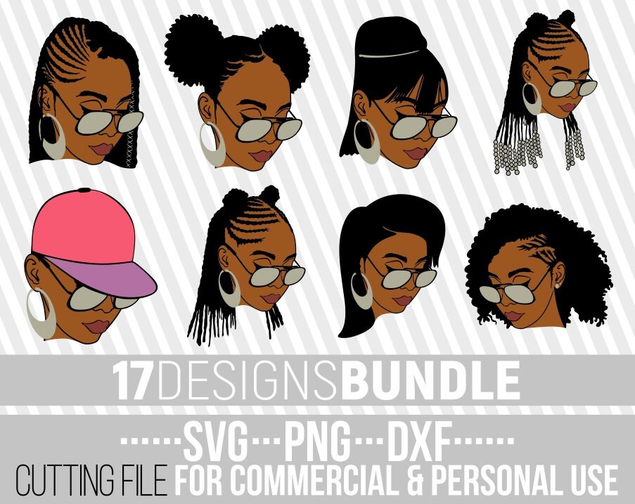 Free Free 261 Black Woman With Glasses Svg Free SVG PNG EPS DXF File