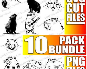 10x Cute Capybara SVG Bundle, Funny Animal SVG, Animal Vector Images, Cut File Cricut, Baby Animal SVG, Animal Svg Bundle, Laser Files