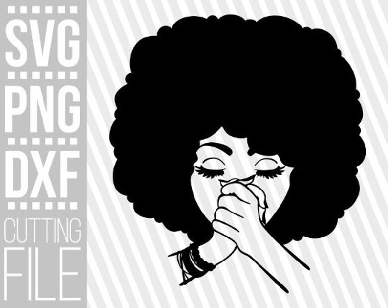Download African american svg Black Woman Praying with afro hair ...