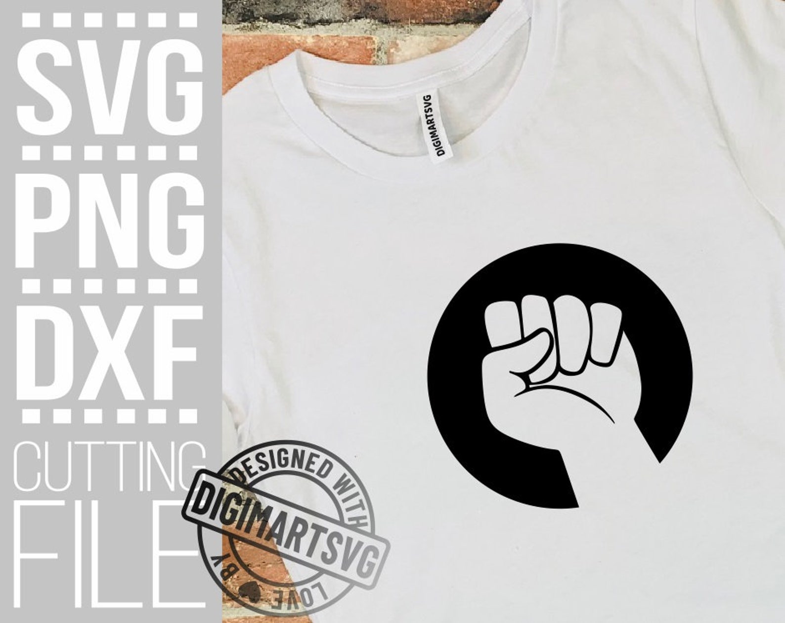 Download Power Fist svg Hand svg Woman svg Man svg Fingers svg | Etsy