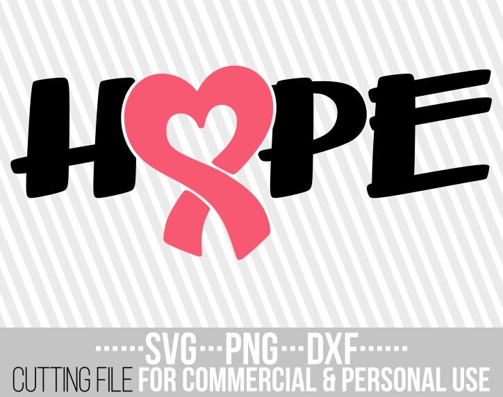 Download Hope Svg Breast Cancer Pink Ribbon Svg Cancer Survivor Believe Breast Cancer Svg Cut Files File For Cricut Silhouette Instant Download