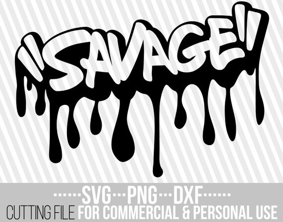 Savage Drip Svg Afro Woman Melanin Black Girl Magic Etsy