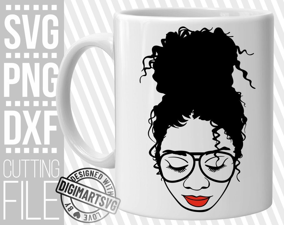 Free Free 333 Black Woman With Glasses Svg Free SVG PNG EPS DXF File