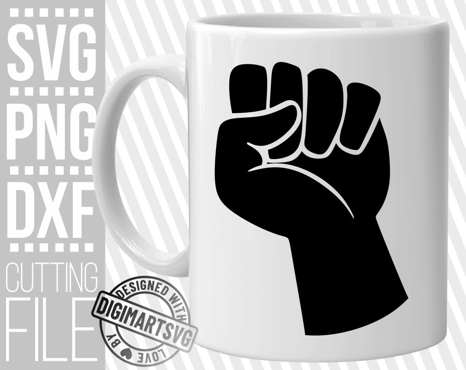2x Fist Svg, Hand Svg, Power Svg, Woman Svg, Man Svg, Fingers Svg ...