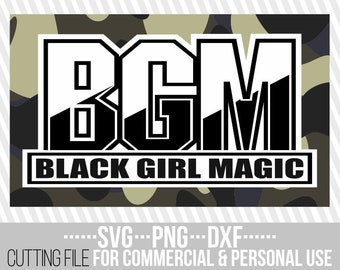 Chica negra mágica, Camuflaje, Mujer afro, Melanina, Grafiti, Silueta, Archivo para Cricut, Vector, Descarga instantánea, Imprimir