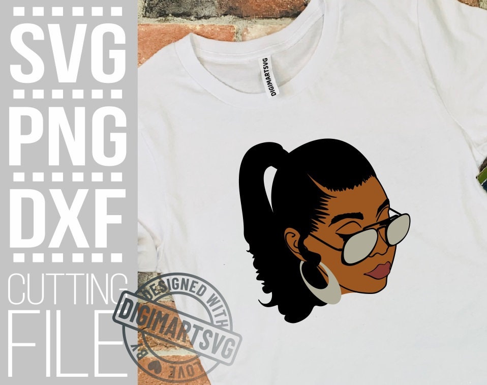 Free Free 316 Black Woman With Glasses Svg Free SVG PNG EPS DXF File