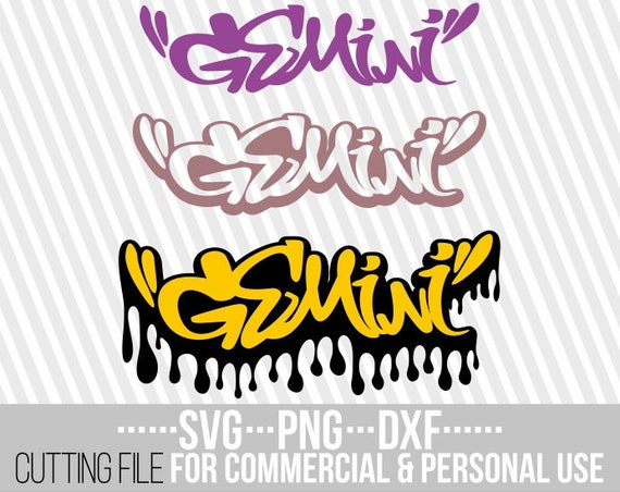 Download 3x Gemini Graffiti Svg Zodiac Sign Svg Horoscope Astrology Svg Afro Woman Svg Black Girl Magic File For Cricut Vector Silhouette