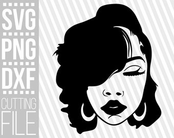 Woman svg, Afro Woman svg, Natural Hair svg, Melanin svg, Asian Woman, Mothers Day, Hairstyle, File for Cricut, Instant download,Cuttable