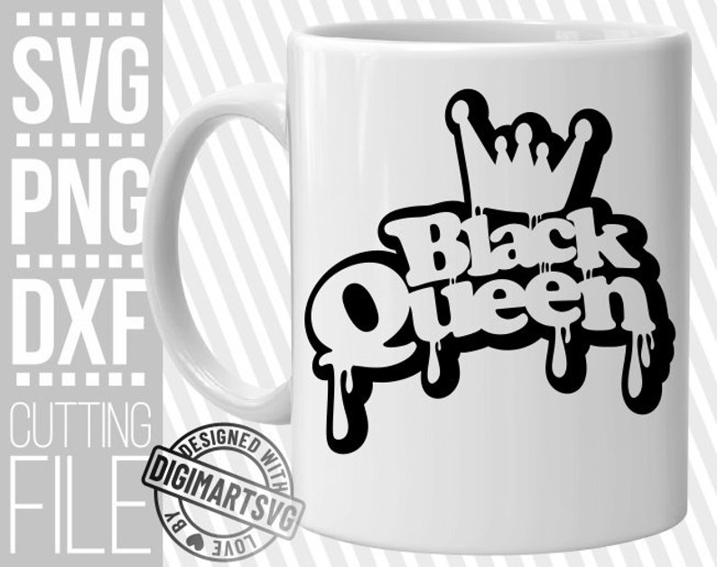 Download Dripping Svg Graffiti Svg Silhouette File For Cricut Princess Svg Vector Cuttable Instant Download Black Queen Svg Black Girl Magic Clip Art Art Collectibles