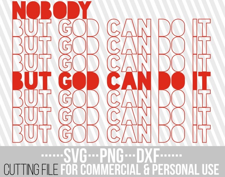 Download Nobody But God Can Do It Svg Black Girl Magic Afro Woman Svg Jesus Chris Pray File For Cricut Vector Silhouette Instant Download