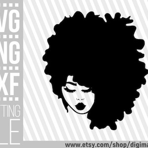 This picture depicts a beautiful black woman with a vibrant afro hairstyle that is full of natural curls. Her locks and melanin radiate with energy, making it an ideal image for Mothers Day.