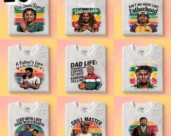 Lot PNG du 20 juin, PNG afro-américain, sublimation homme noir, motifs pour la fête des pères, téléchargement 300 ppp, mois de l'histoire des Noirs, roi png thumbnail