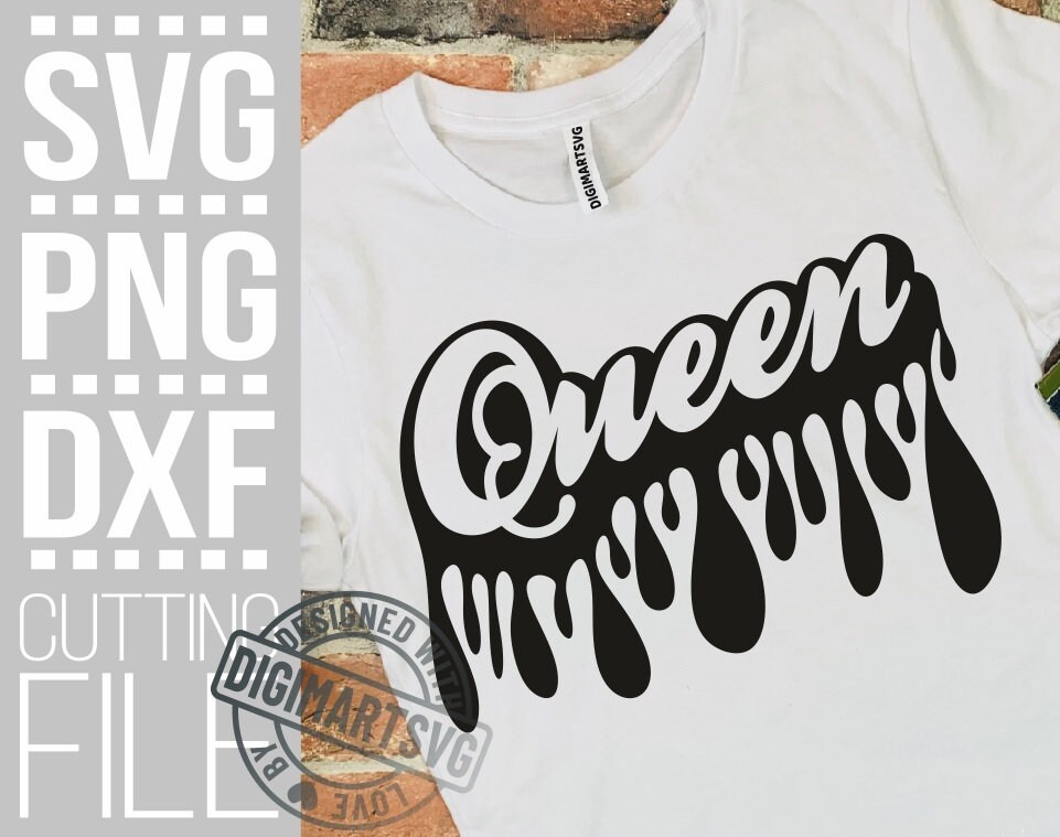 Queen Svg, Dripping Words, Afro Woman, Graffiti, Black Girl Magic ...