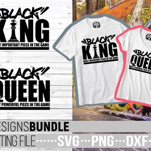 Black queen svg, Black King svg, Chess Piece SVG, African, Game svg, Black Girl Magic, Africa, File for Cricut, most important svg