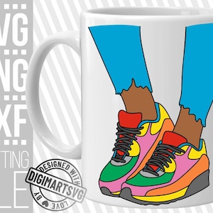 Sneakers svg, Shoes svg, Woman svg, Basketball Shoes svg, Sport Shoes, Sneaker Gift svg, Fashion svg, File for Cricut, Instant download