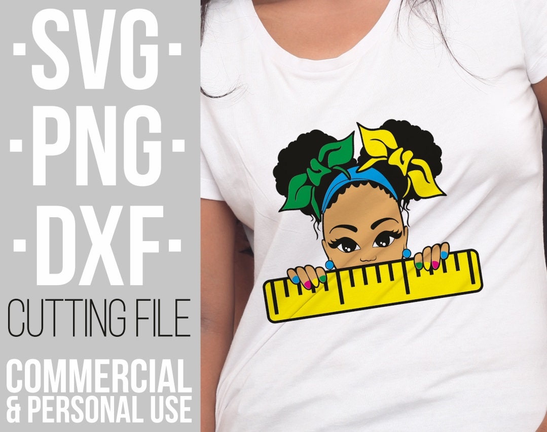 Download Peeking Girl Svg Layered Svg Back To School Africa Cuttable Vector Files Ruler Svg Peek File For Cricut Silhouette Instant Download