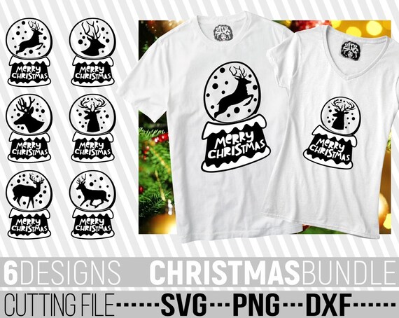 Download Christmas Bundle Svg Merry Christmas Svg Snow Globe Svg Etsy