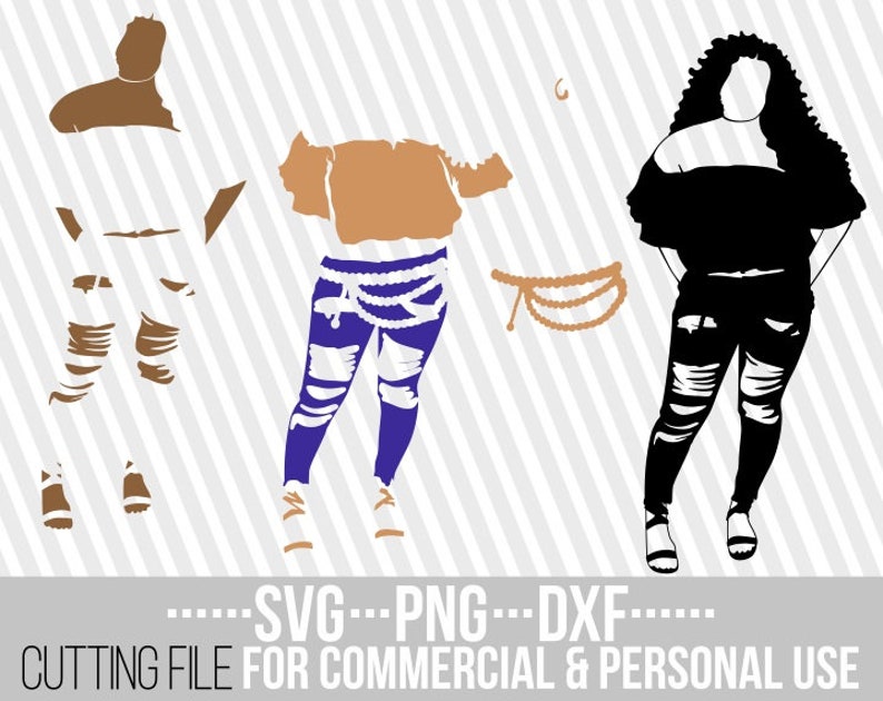 Download Clip Art Black Girl Magic Jeans Svg Full Body Svg File For Cricut Silhouette Black Woman Svg Cuttable Files Afro Girl Svg Melanin Svg Art Collectibles