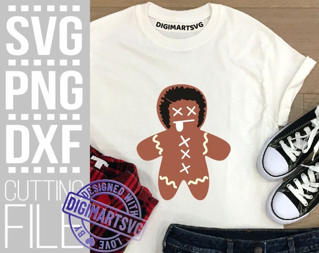 Download Gingerbread Man Svg Cookie Gingerbread Man Svg Natural Hair Afro Man Svg Cuttable Files File For Cricut Silhouette Instant Download