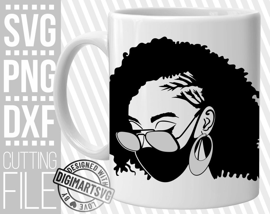 Free Free 261 Black Woman With Glasses Svg Free SVG PNG EPS DXF File