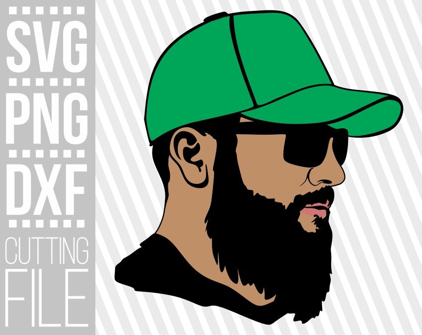Download Beard Man With Glasses Svg Hipster Svg Father S Day Svg Beard Life File For Cricut Vector Silhouette Instant Download Cuttable