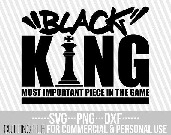 Free Black King Chess Piece Svg
