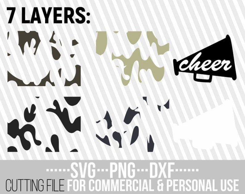 Download Cheer svg Camo svg cheerleaders Afro woman Melanin Black ...