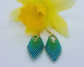 Spring Leaf Earrings - Miniature