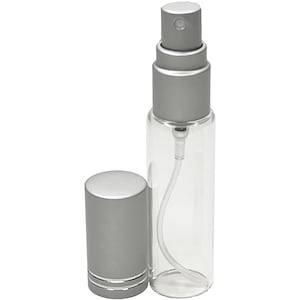 10ml lot of 20 empty perfume glass bottle Silver atomizer spray cologne refillable decant