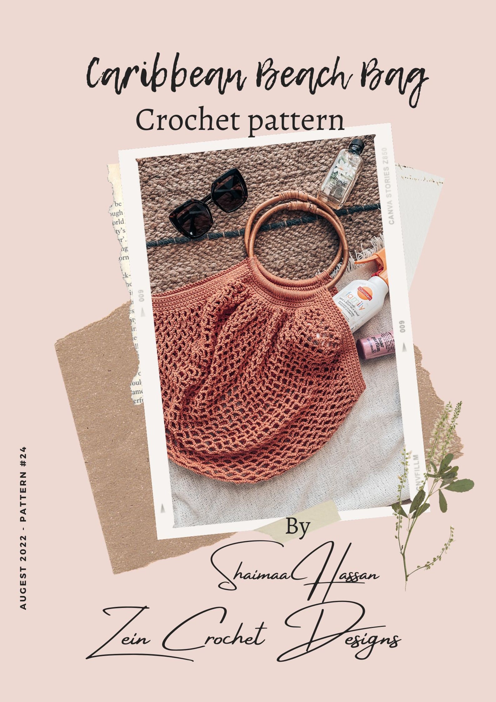 Crochet Pattern / French Market Bag Pattern PDF /market Tote Grocery ...