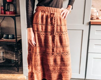 Crochet Skirt Pattern PDF • Digital Download