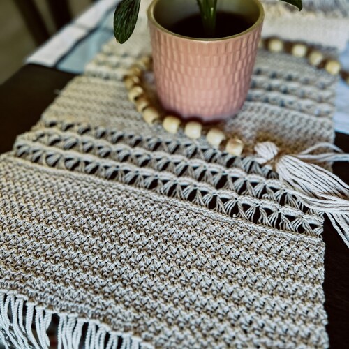 CROCHET PATTERN Table Runner Crochet Pattern Instant Etsy
