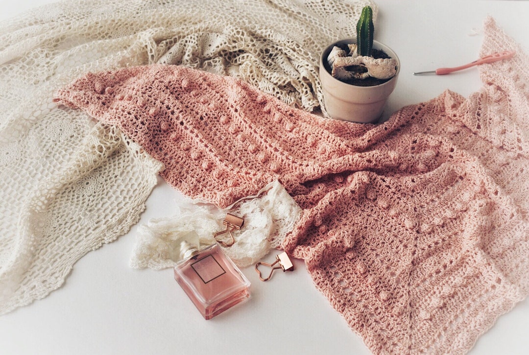 Crochet Shawl Pattern - Lace Shawl Crochet Pattern - Triangle Scarf ...