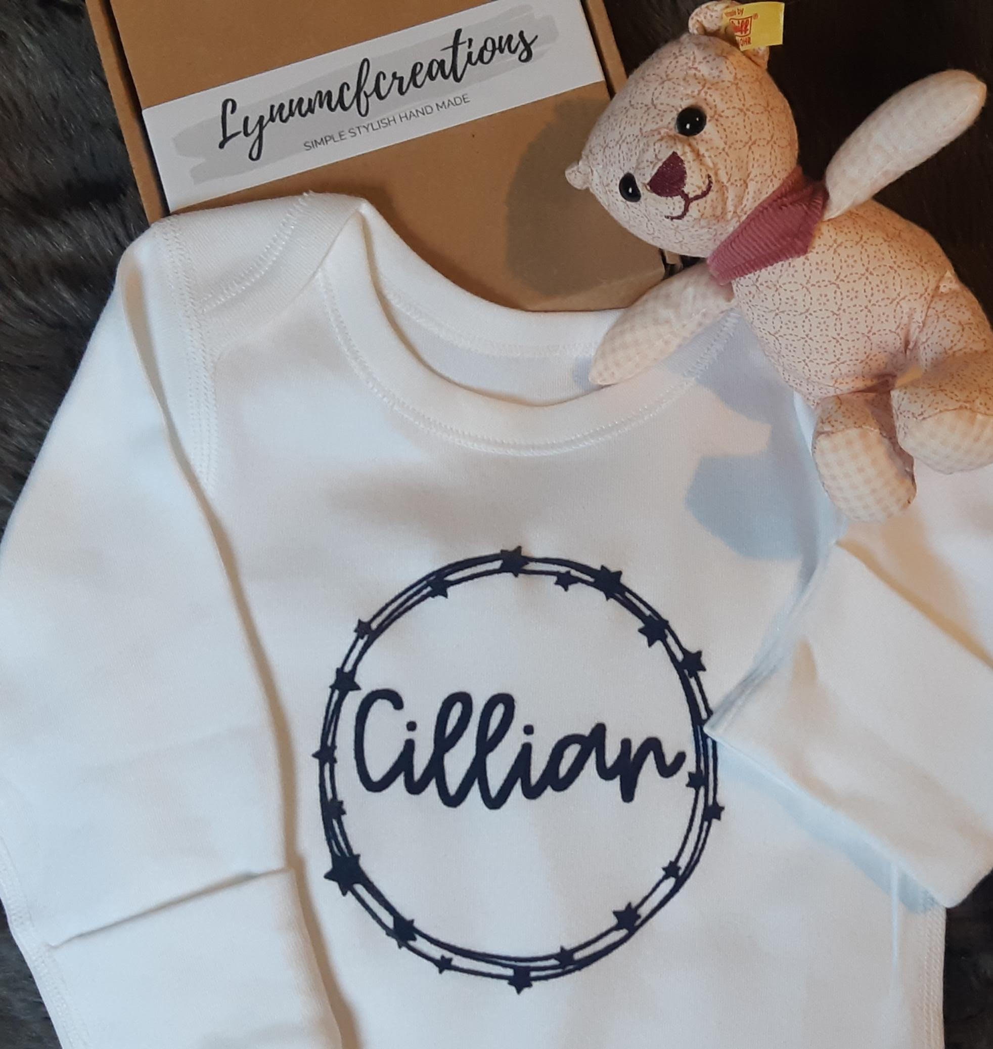 Personalised Babygrow New Baby Baby Clothes 100 Cotton Etsy
