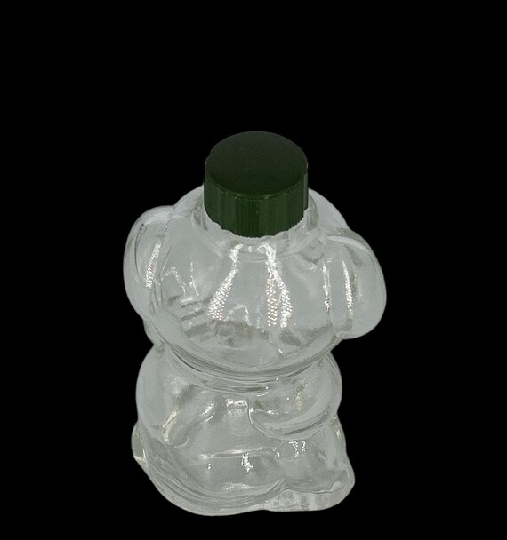 Vintage Manon Freres Puppy Dog Glass Perfume Bottle France View 3