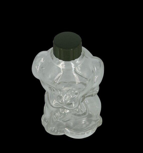 Vintage Manon Freres Puppy Dog Glass Perfume Bottle France View 2