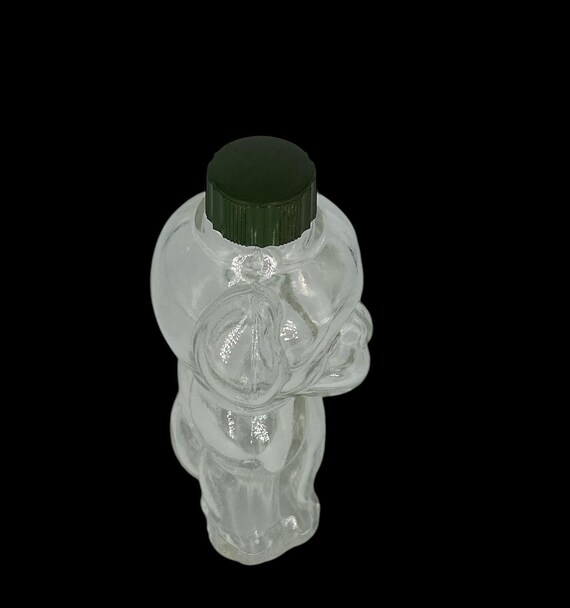 Vintage Manon Freres Puppy Dog Glass Perfume Bottle France View 4