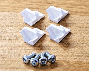 Pieza de repuesto IKEA Blaliden, soporte para estante con tope y tornillos, todos los colores