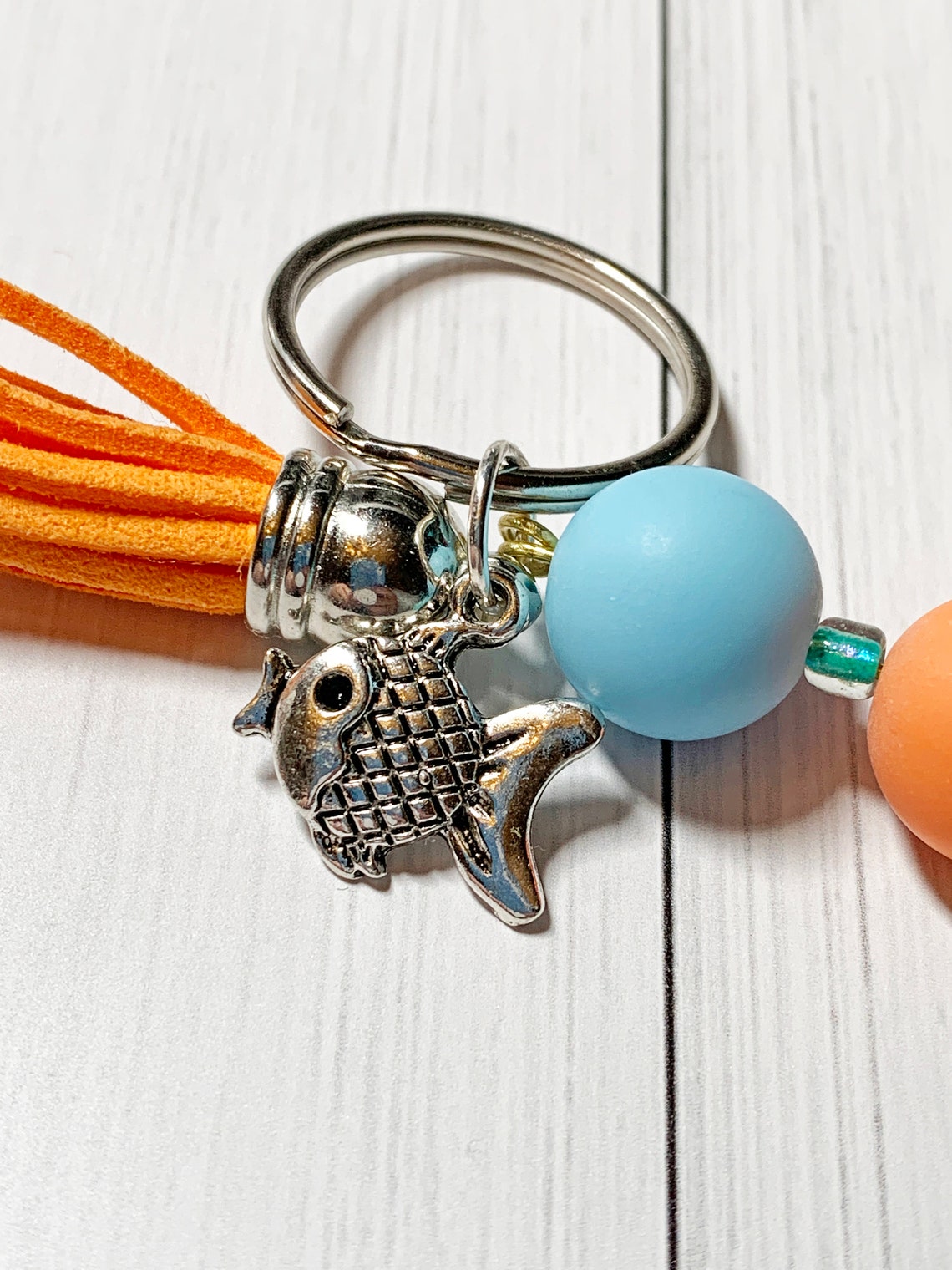 Fish bowl keychain goldfish keychain aquarium keychain fish Etsy