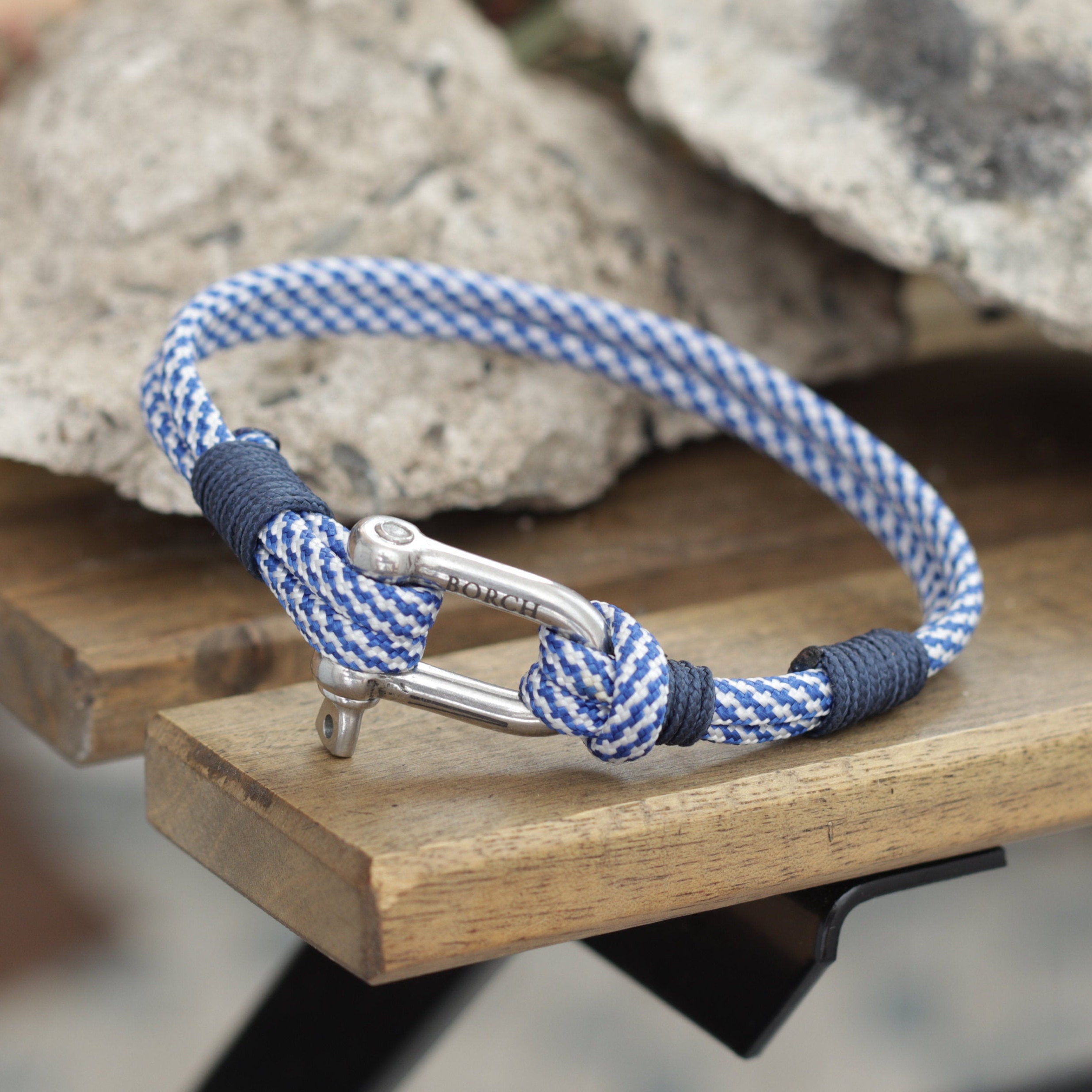 Set of Two Sailor Knot Bracelets White Rope Bracelet in Your Choice of  Sizes 