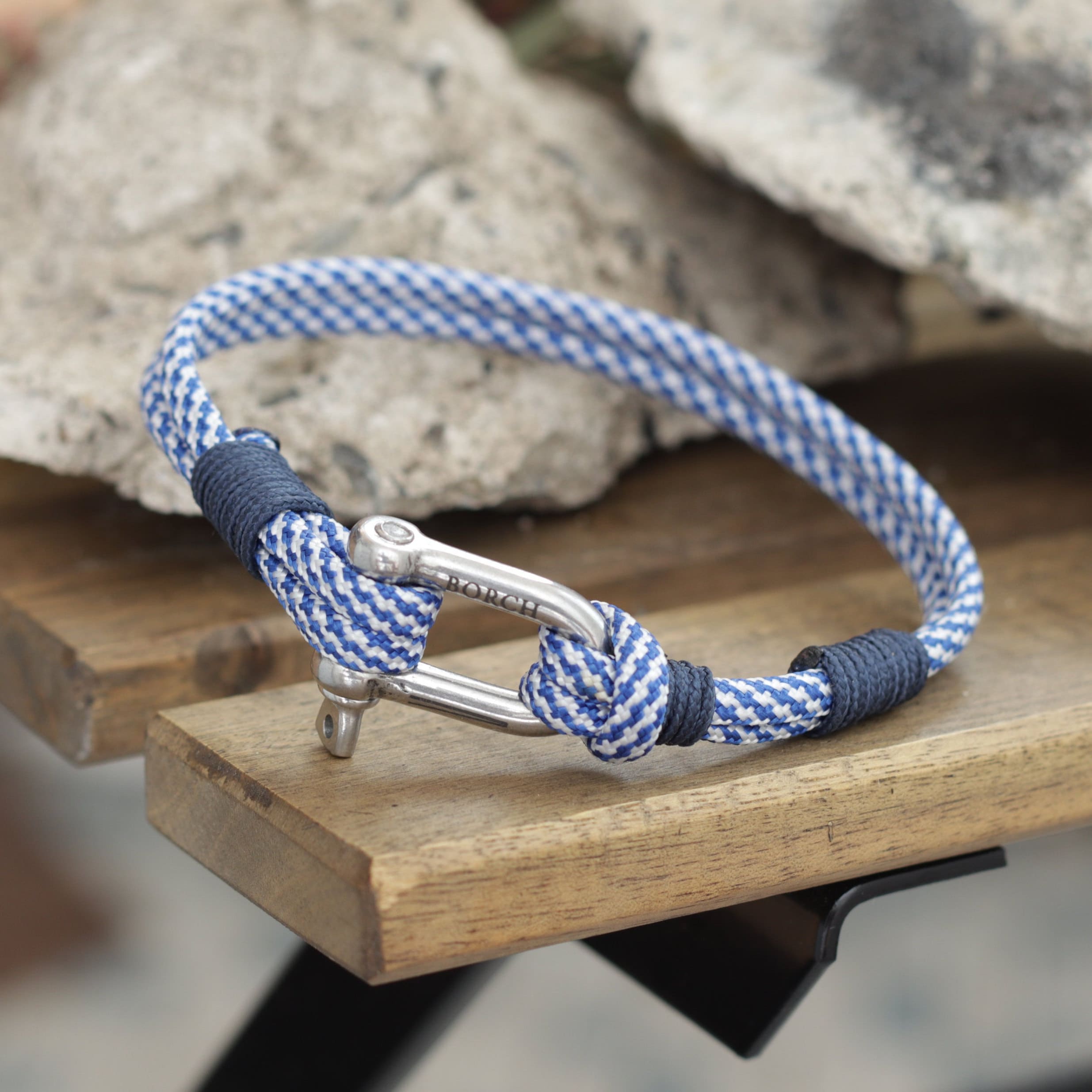 Adjustable Waterproof Bracelet for Men and Women Handmade Custom Unisex Jewelry Nautical Bracelet With Cord and Shackle Christmas Gift Etsy Australia
