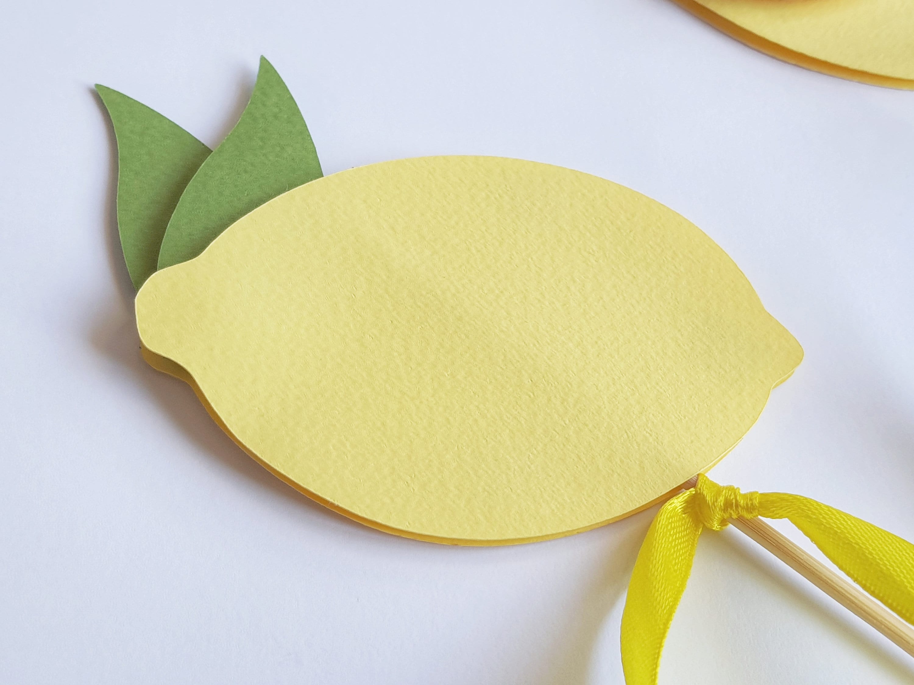 Lemon Centerpieces Baby Shower Decorations Lemon Paper Cake Etsy