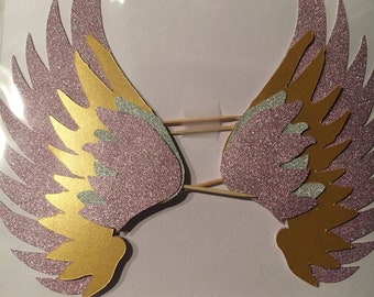 unicorn cake wings etsy